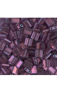 Miyuki tila 5x5mm beads - Light amethyst gold luster TL-316